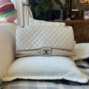 Chanel Metallic Gold Quilted Shoulder Bag